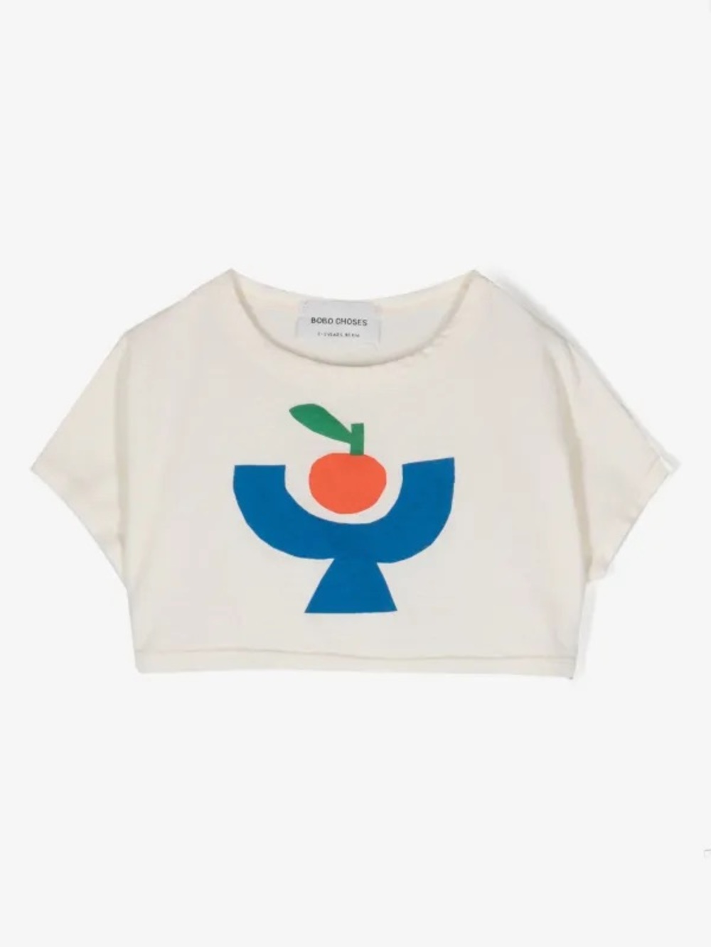 Bobo Choses Tomato Plate Cropped Tee